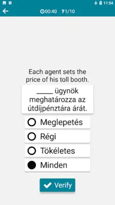 Hungarian - English android App screenshot 0