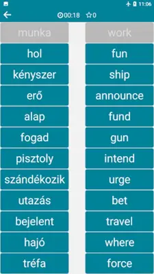 Hungarian - English android App screenshot 1